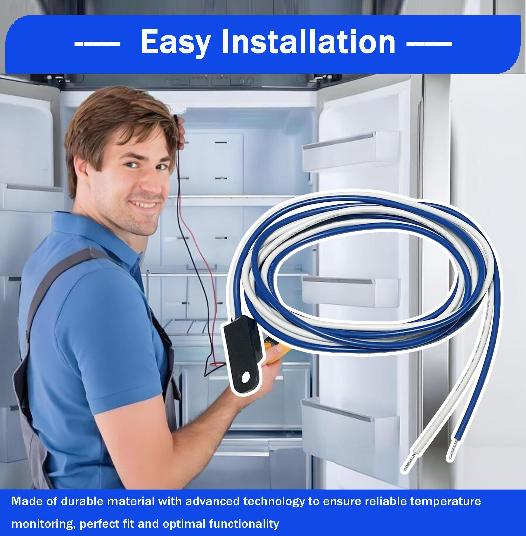 Amazon.com: xiatnnxaa 4204150 Refrigerator Thermistor, TH4150